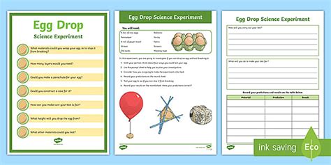 egg drop test pdf